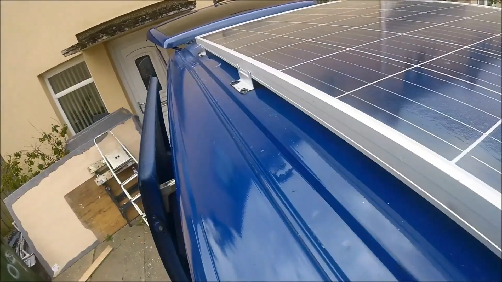 panneau solaire van VW T4 Victron MPPT recharge LiFePO4